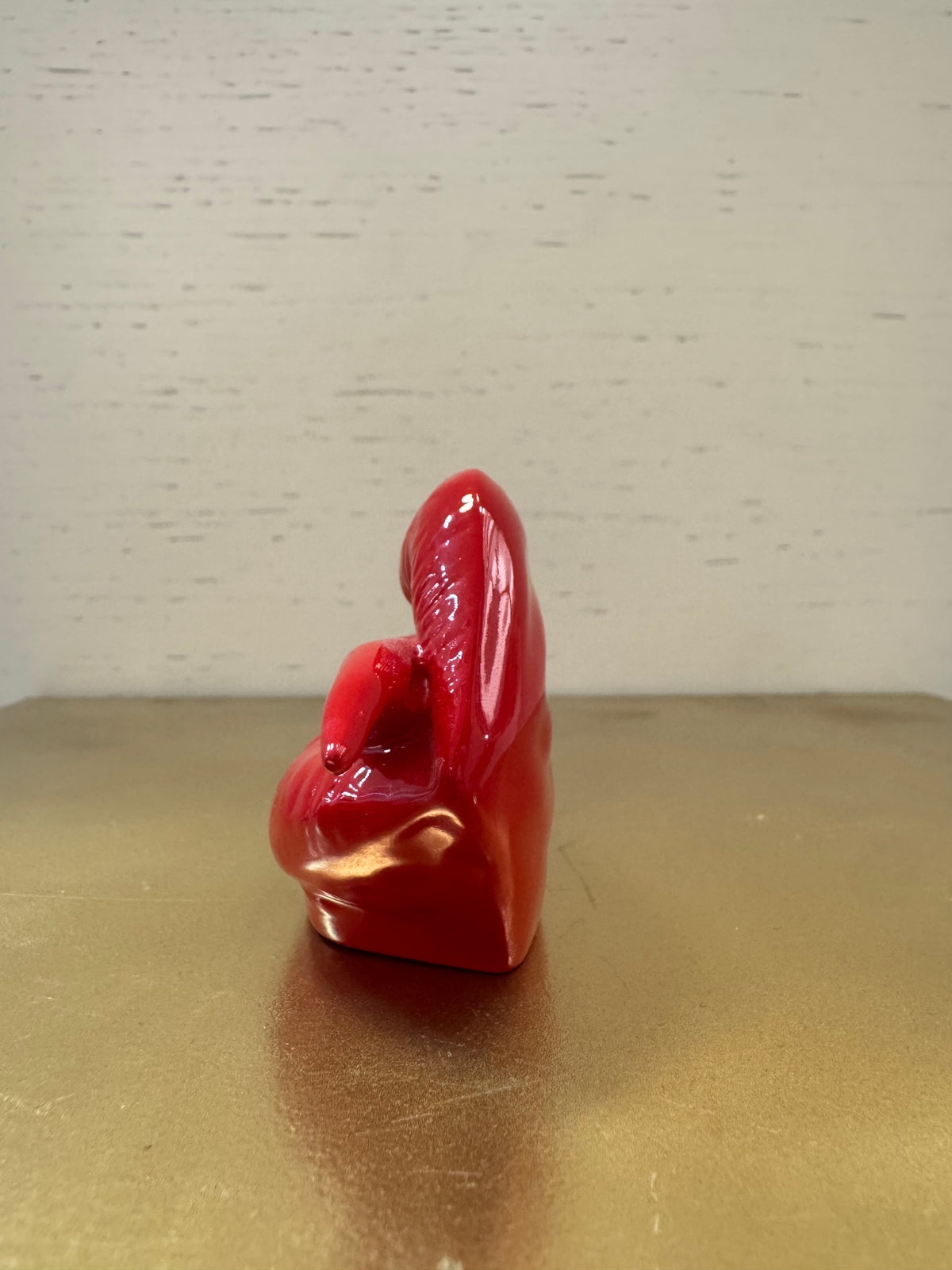 Sequenze - oggetto decorativo portafortuna a forma di bocca con peperoncino