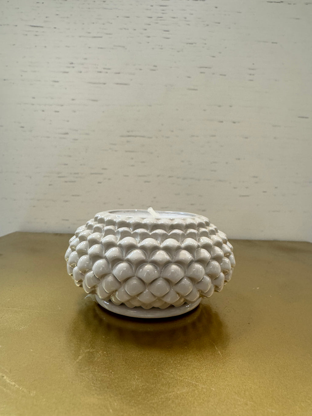Sequenze - candela decorativa beige