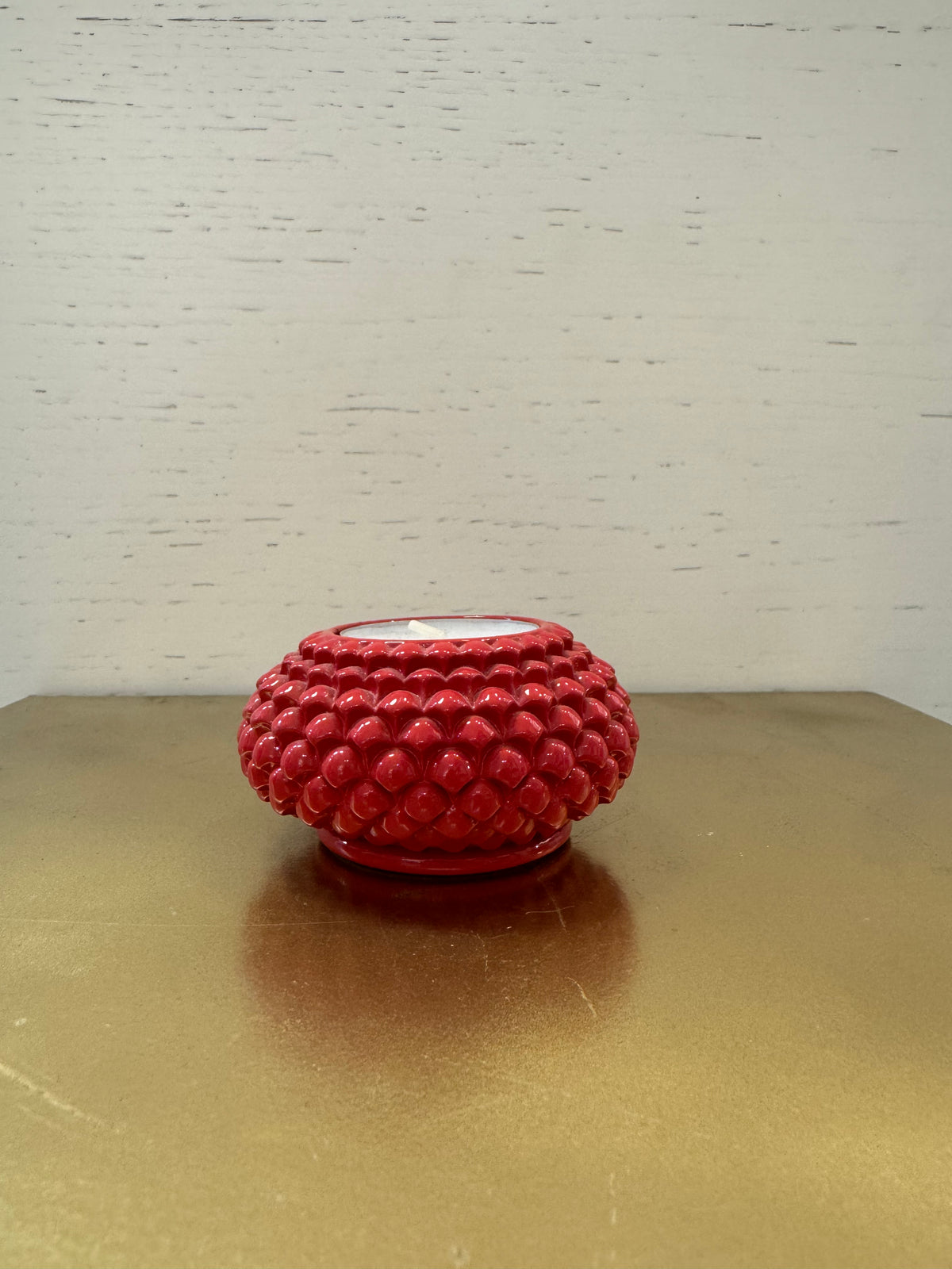 Sequenze - candela decorativa rossa